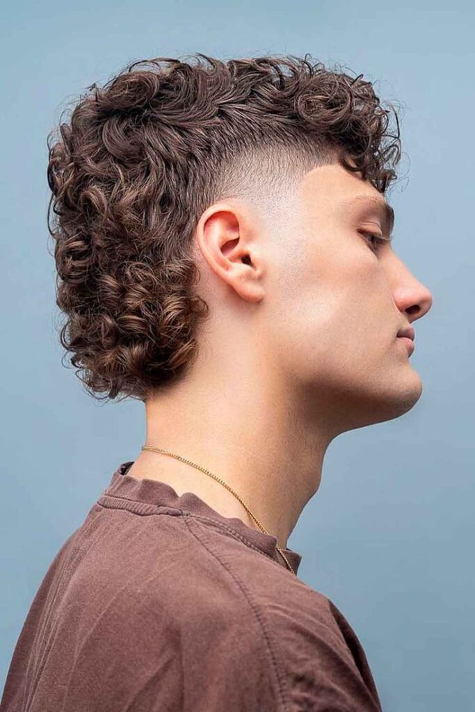 Classic Burst Fade Mullet