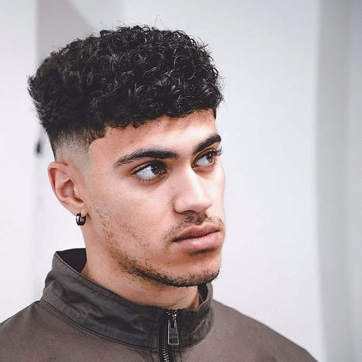 Mid Fade with Short Curls