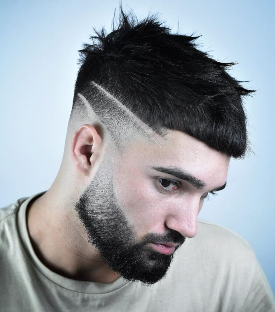 Mohawk with Hard Part