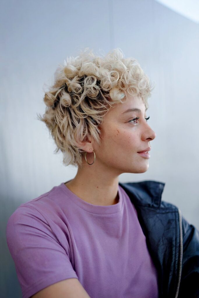 Mullet Pixie Curly