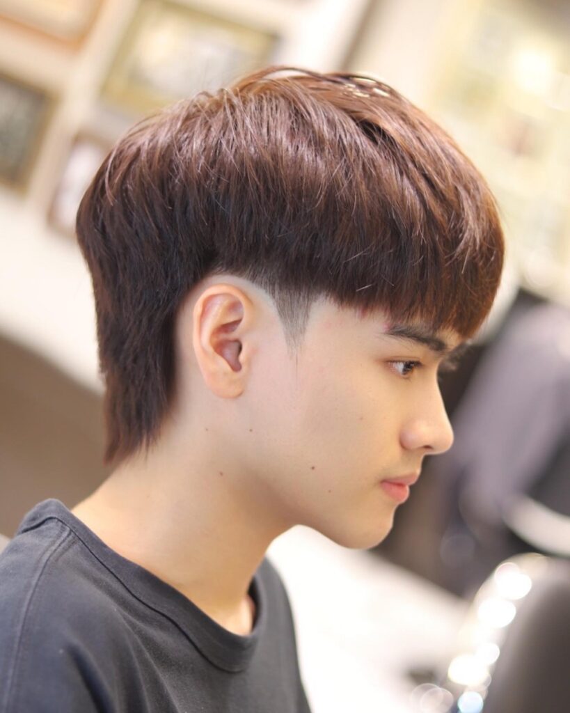 Short Two Block Mullet