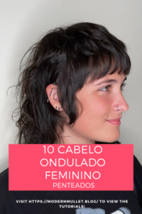Mullet Feminino Ondulado