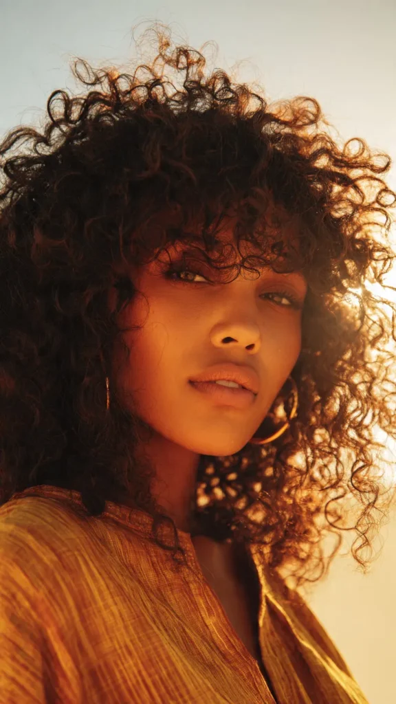 O Mullet Cacheado Natural