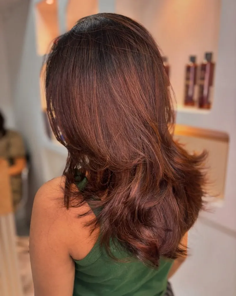 Rich Auburn Layers with a Polished Look