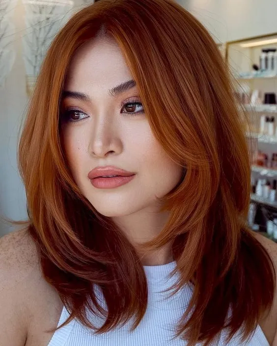 Vibrant Auburn with Soft Layers
